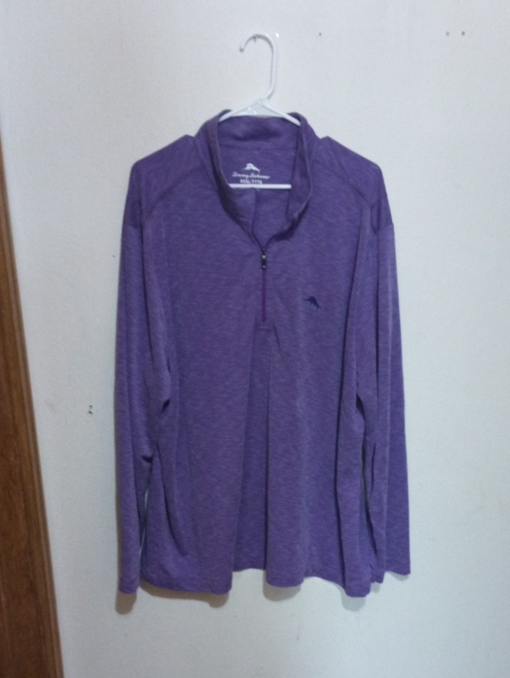 Tommy Bahama Purple Quarter-Zip Pullover
